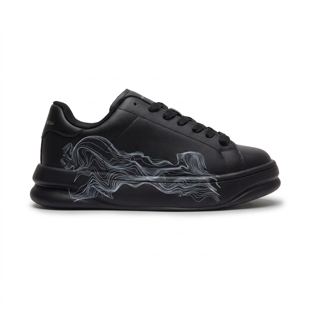 Printed Platform Sneaker Men