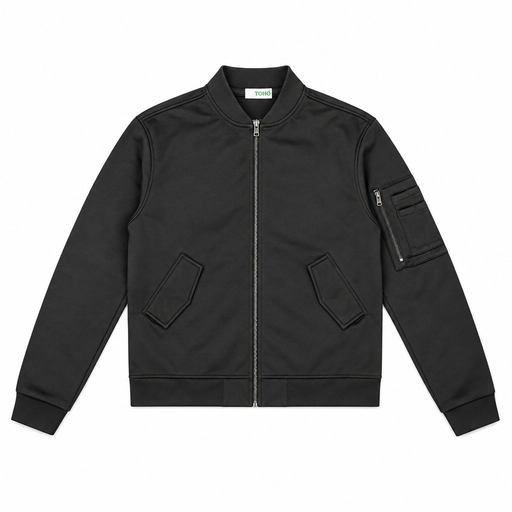 Quilted Bomber Jacket