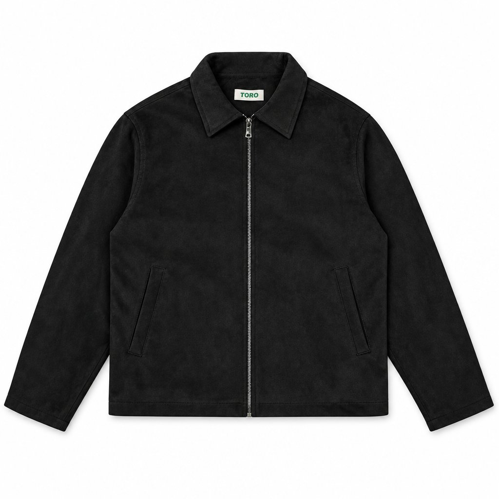 Suede Harrington Jacket